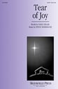 Tear of Joy SATB choral sheet music cover